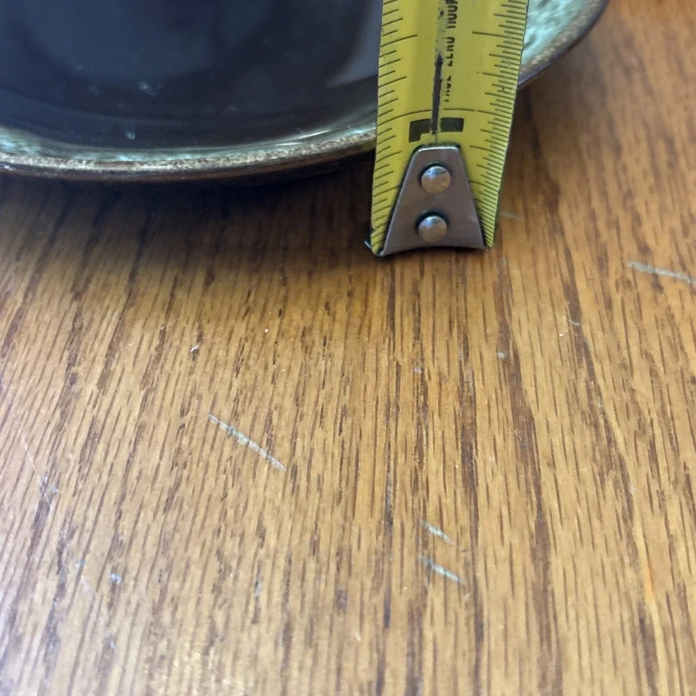 Vintage Cannonsburg Like Pottery‎ Brown Drip Glaze 7